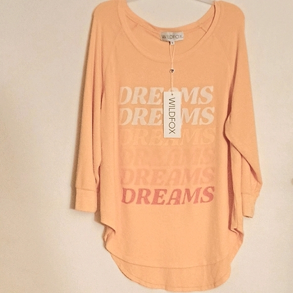 *FINAL* NWT Wildfox "Dreams" Raglan Oversized Pullover - Picture 5 of 8